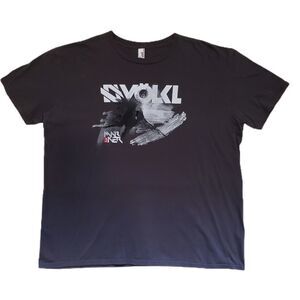 Anvil Men's 2XL Graphic Design T-shirt Charcoal Soft  GUC 0732